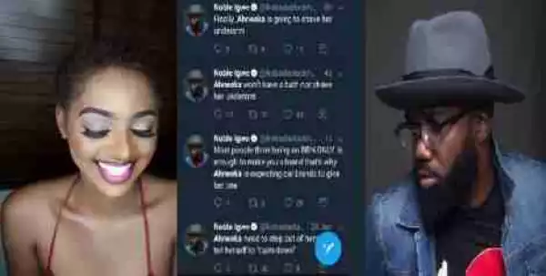 #BBNaija: Ex-housemate, Ahneeka responds to Noble Igwe’s comments